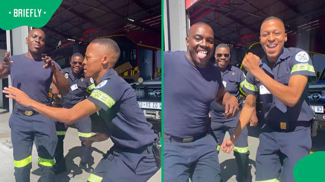 Firefighters made a TikTok dance and had Mzansi praising them