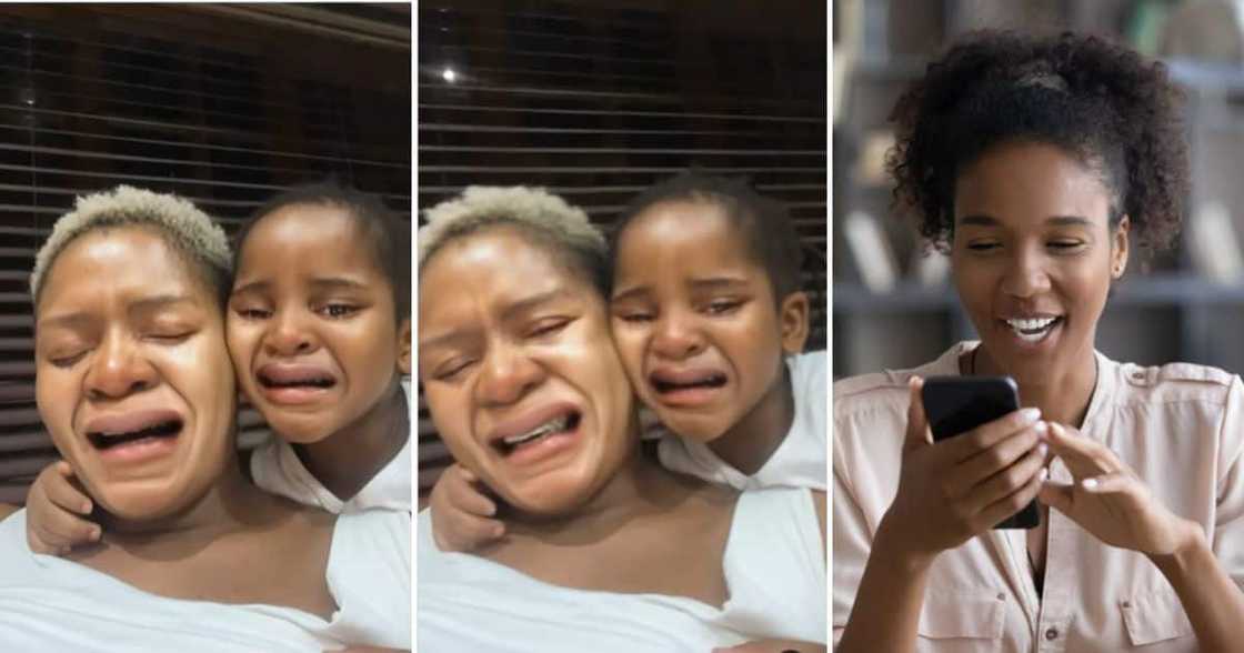 Mom, Daughter, SA, Crying Filter, Video Mom, Daughter, SA, Crying Filter, Video