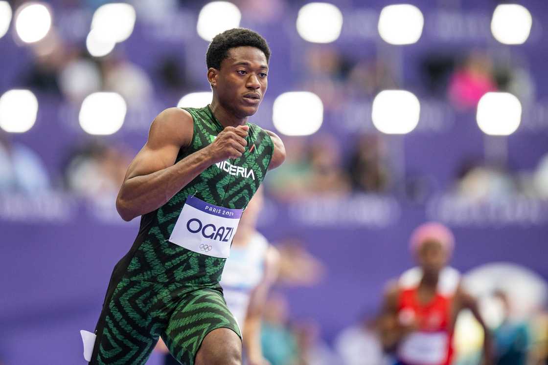 Samuel Ogazi qualifies for 400m Olympics final Samuel Ogazi qualifies for 400m Olympics final