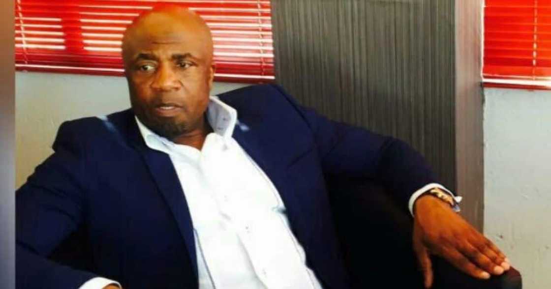 Chicco Twala, arrested, pointing “toy gun” at City Power technician Chicco Twala, arrested, pointing “toy gun” at City Power technician