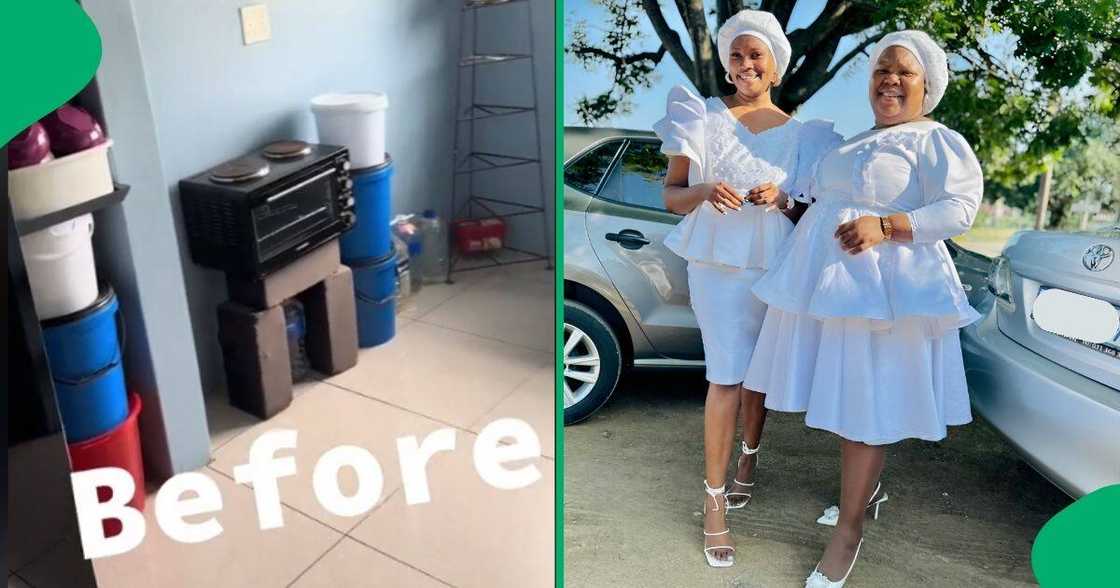 A daughter surprised her mother with her dream kitchen renovation A daughter surprised her mother with her dream kitchen renovation