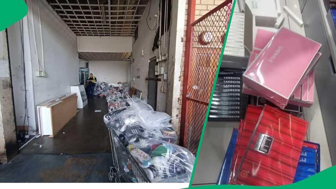 The SAPS in Gauteng seized illicit goods in an operation worth R8,6 million The SAPS in Gauteng seized illicit goods in an operation worth R8,6 million