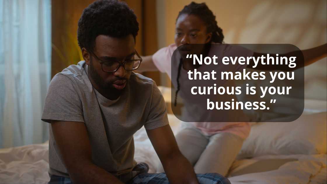 A couple is arguing A couple is arguing