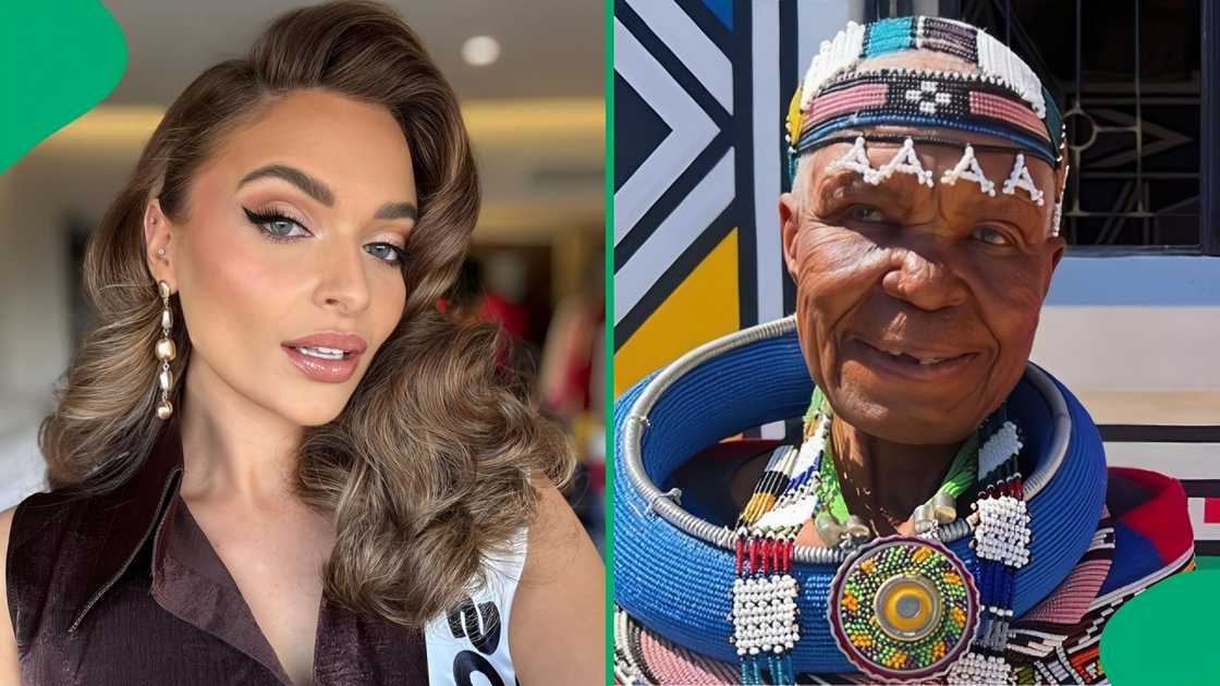 Mia le Roux and Dr Esther Mahlangu linked up in Cape Town Mia le Roux and Dr Esther Mahlangu linked up in Cape Town