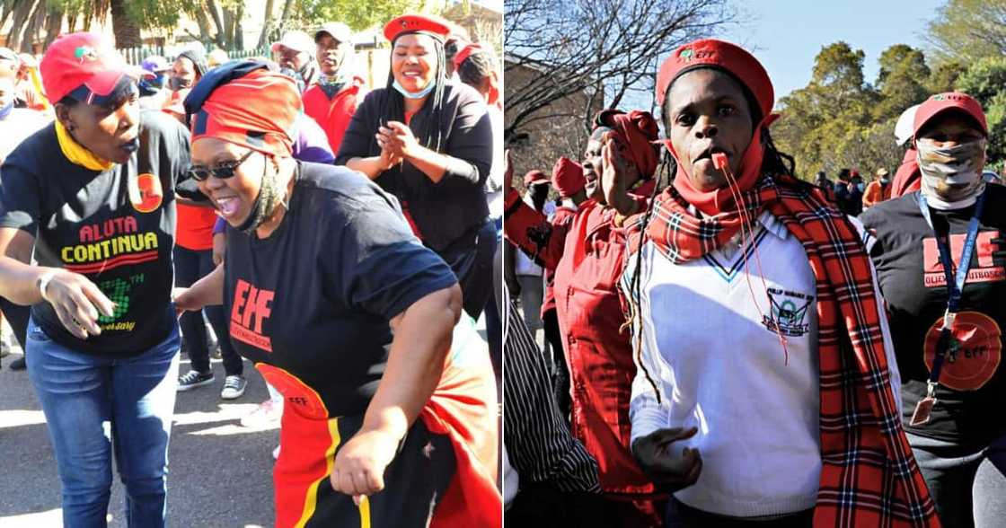 Economic Freedom Fighters, EFF, March, SAHPRA, Vaccine Economic Freedom Fighters, EFF, March, SAHPRA, Vaccine