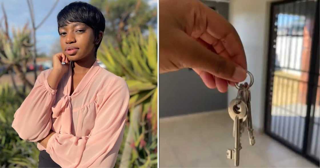 A high-achieving woman from Johannesburg is very proud about buying her first home at the young age of 28, on her birthday A high-achieving woman from Johannesburg is very proud about buying her first home at the young age of 28, on her birthday