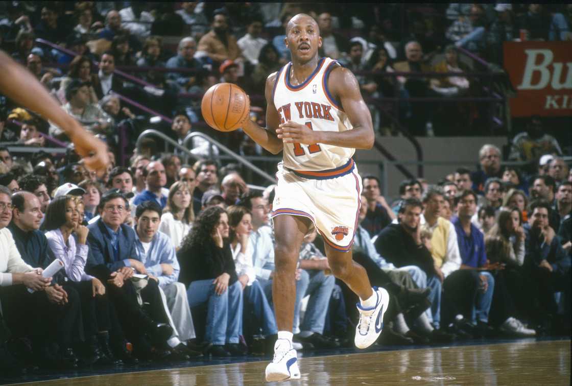 Derek Harper at Madison Square Garden in the Manhattan borough of New York City