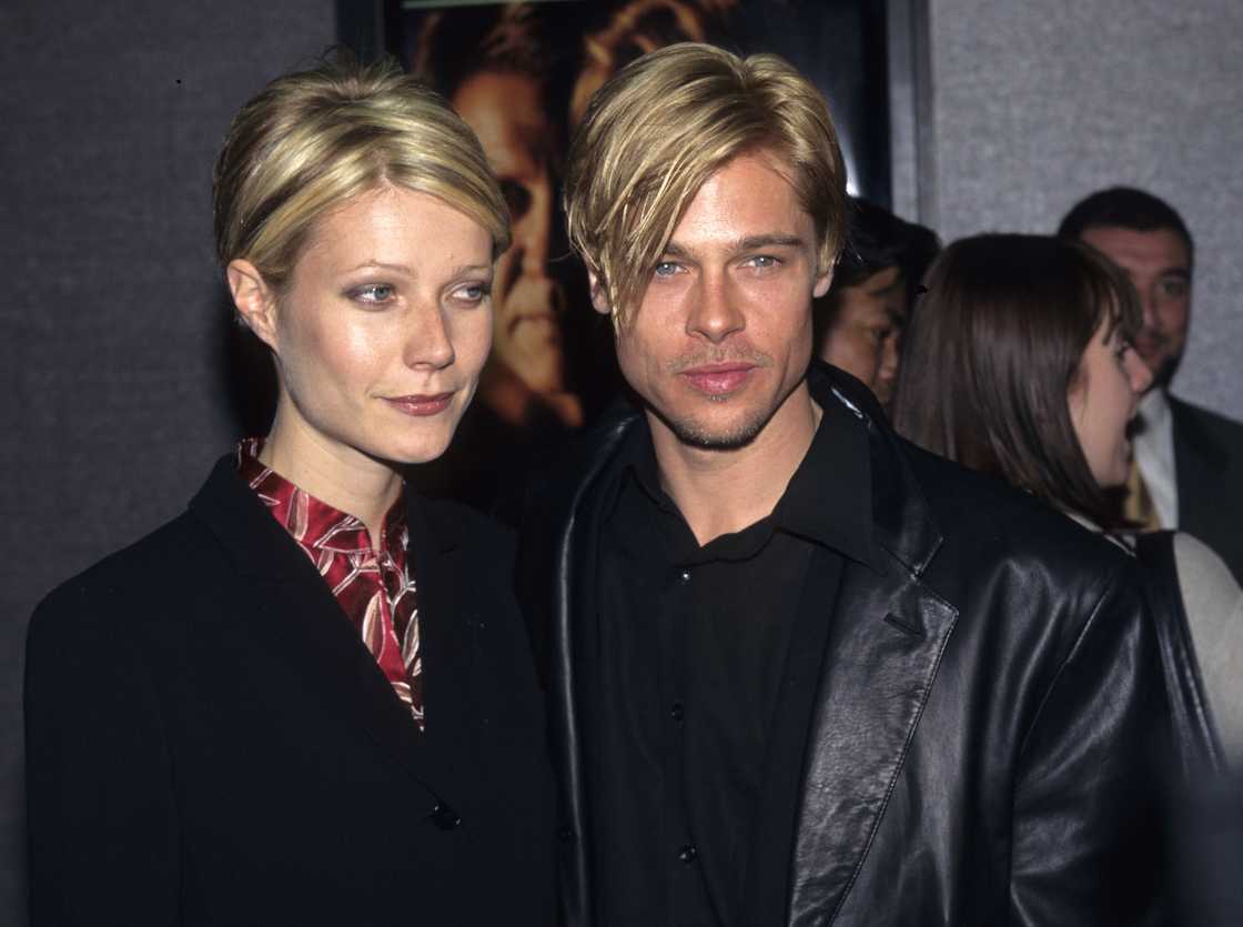 Gwyneth Paltrow and Brad Pitt at Cinema One