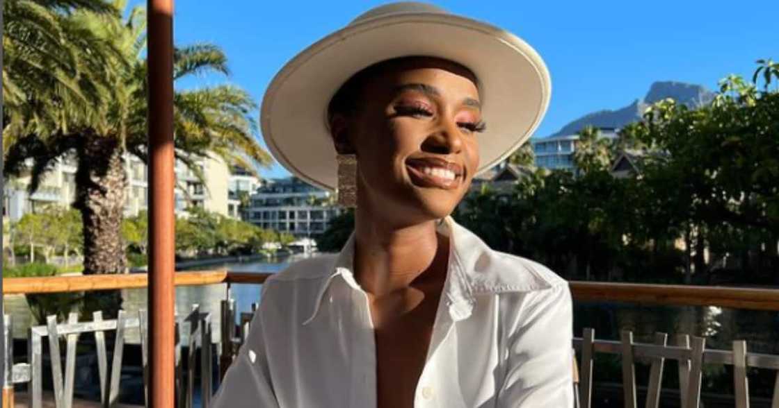 Zozibini Tunzi stepped out as a married woman Zozibini Tunzi stepped out as a married woman
