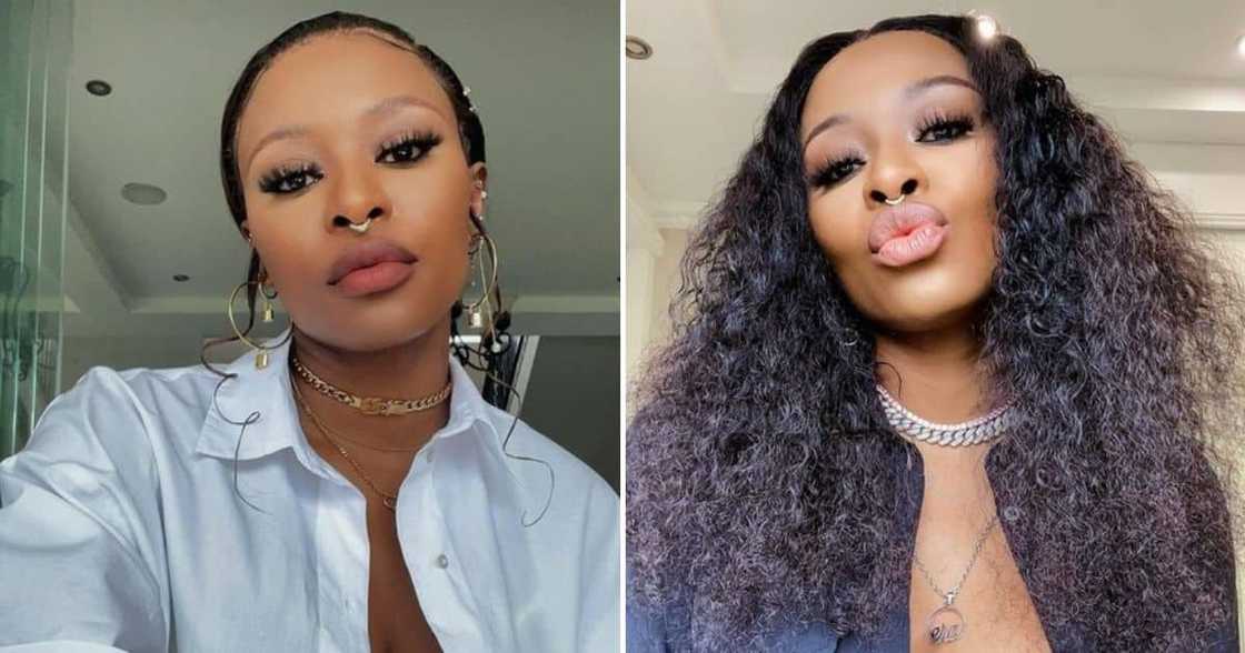 DJ Zinhle's real fans defended her no makeup look DJ Zinhle's real fans defended her no makeup look