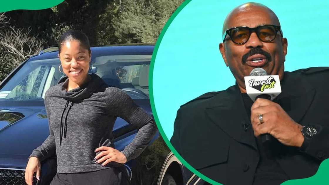 Steve Harvey's biological daughter Steve Harvey's biological daughter