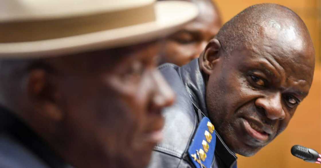 President Cyril Ramaphosa Axes Top Cop Khehla Sitole As Police Commissioner, SA Calls for Bheki Cele's Head President Cyril Ramaphosa Axes Top Cop Khehla Sitole As Police Commissioner, SA Calls for Bheki Cele's Head