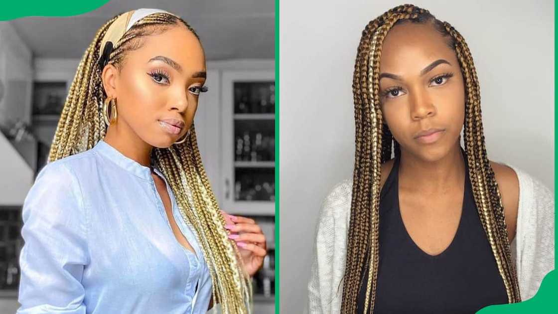 Blonde Fulani braids Blonde Fulani braids
