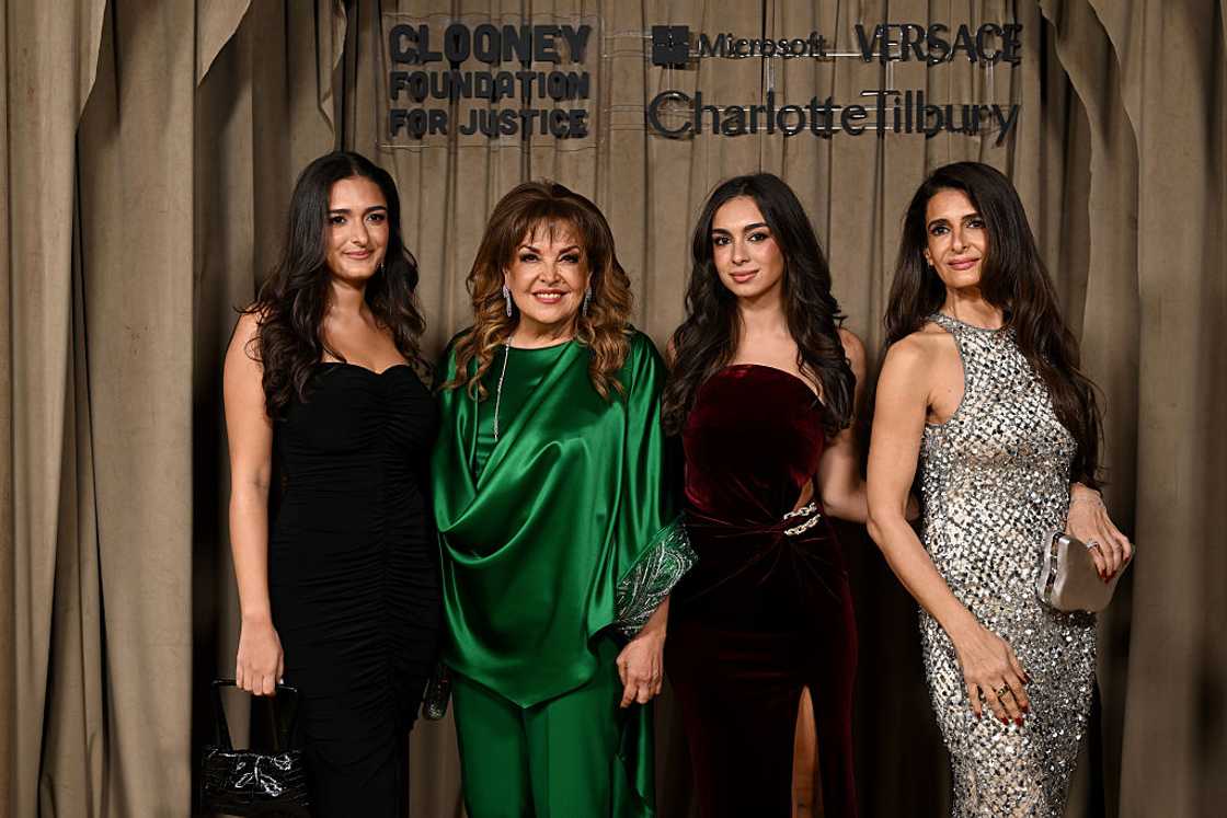 Mia Hamiyeh, Baria Alamuddin, Tala Alamuddin, and a guest Mia Hamiyeh, Baria Alamuddin, Tala Alamuddin, and a guest