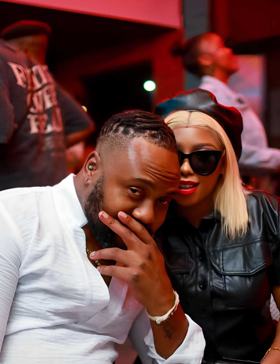 Sizwe and Gigi wore cute matching traditional outfits Sizwe and Gigi wore cute matching traditional outfits