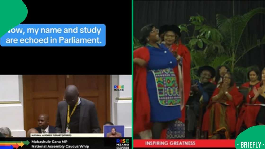 After working as a domestic worker from the age of 13, she received an honour in parliament upon earning her PhD