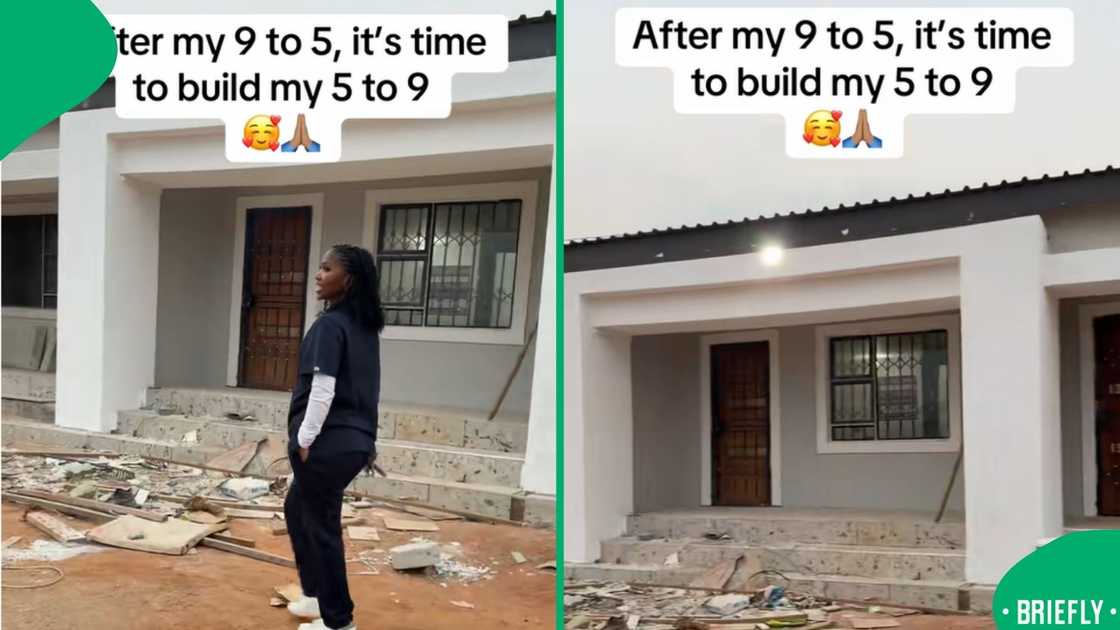 Nono showed how her building project is coming along