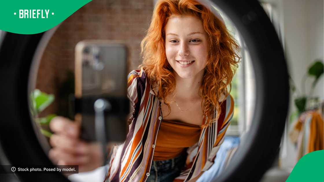 The woman has several hair-related videos and clips about her life. The woman has several hair-related videos and clips about her life.