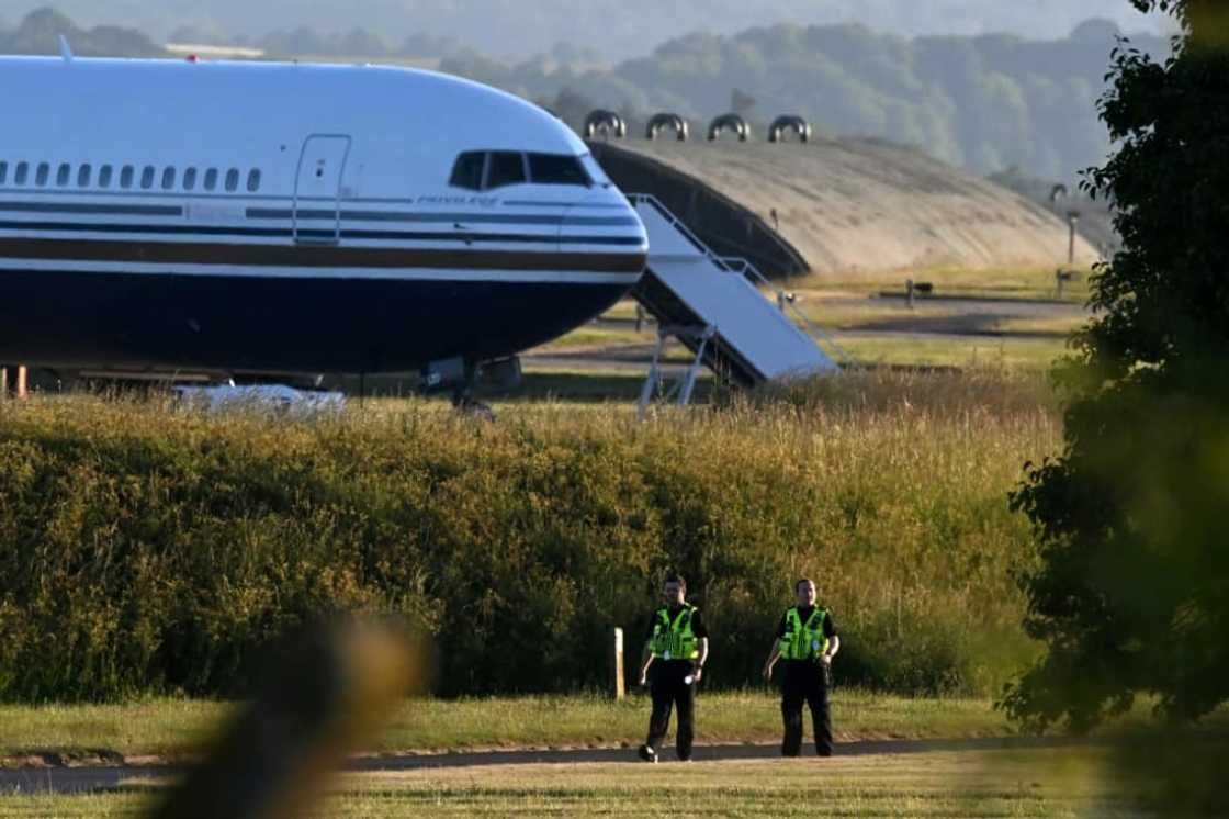 Europe's top rights court intervened to prevent the first deportation flight from taking off Europe's top rights court intervened to prevent the first deportation flight from taking off