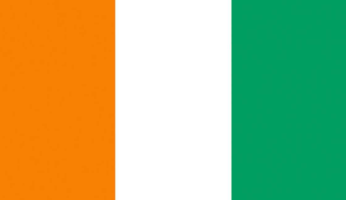 The Côte d'Ivoire flag