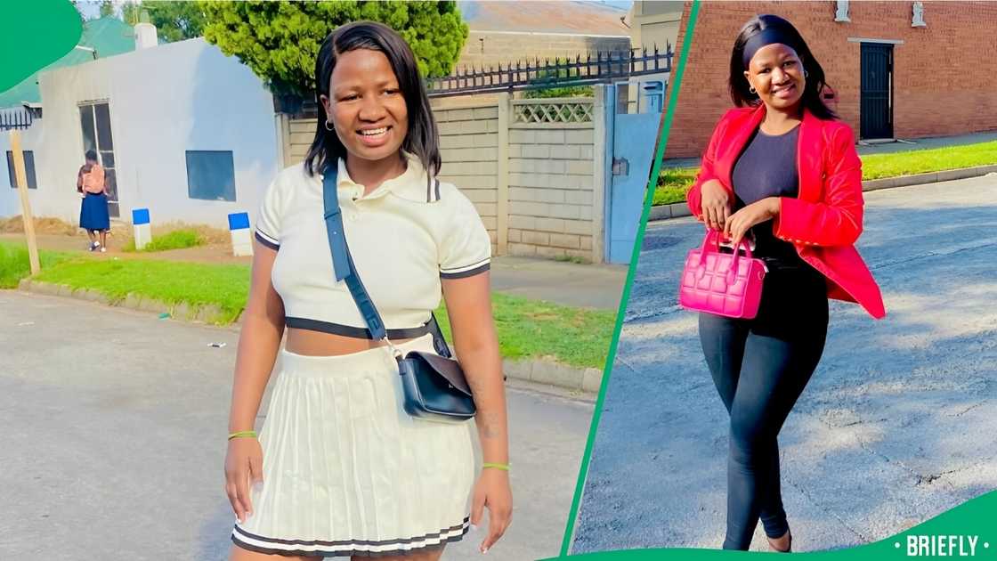 A woman showed off her rock-hard cake from a South African store she called out. A woman showed off her rock-hard cake from a South African store she called out.