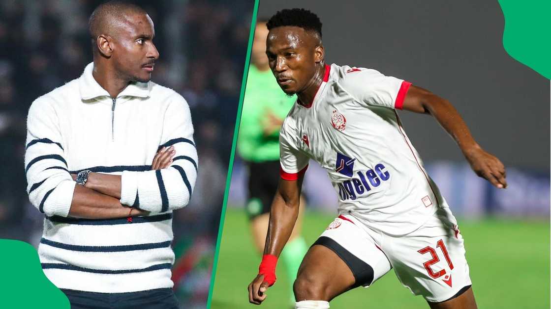Rulani Mokwena and Cassius Mailula have welcomed Thembinkosi Lorch to Wydad Athletic. Rulani Mokwena and Cassius Mailula have welcomed Thembinkosi Lorch to Wydad Athletic.