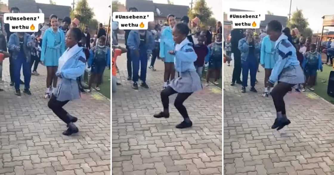 Dancing, Schoolgirl, Mzansi, school, video, clip, viral video, netizens