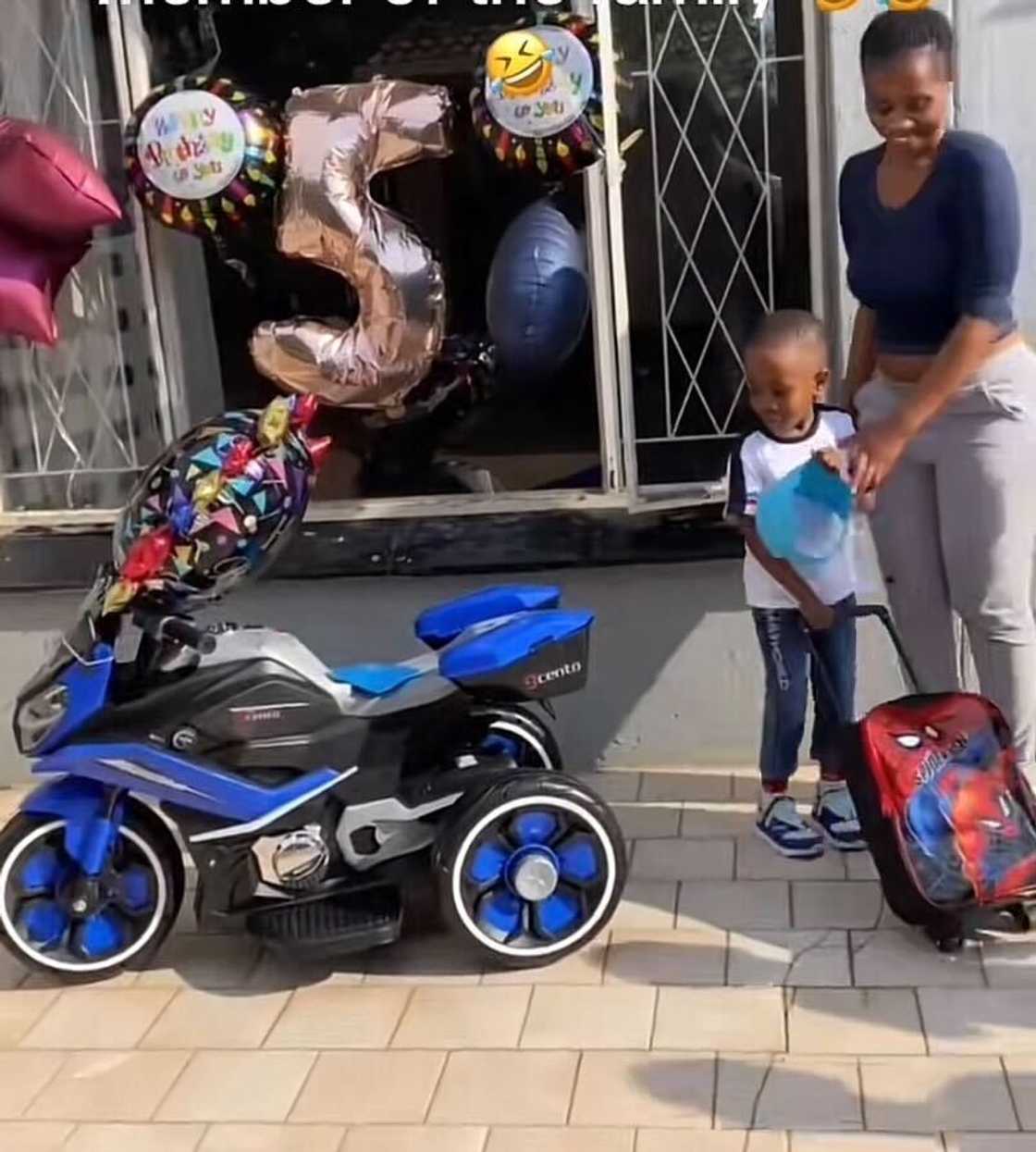 A little boy's reaction to his surprise birthday party had South Africans in stitches. A little boy's reaction to his surprise birthday party had South Africans in stitches.
