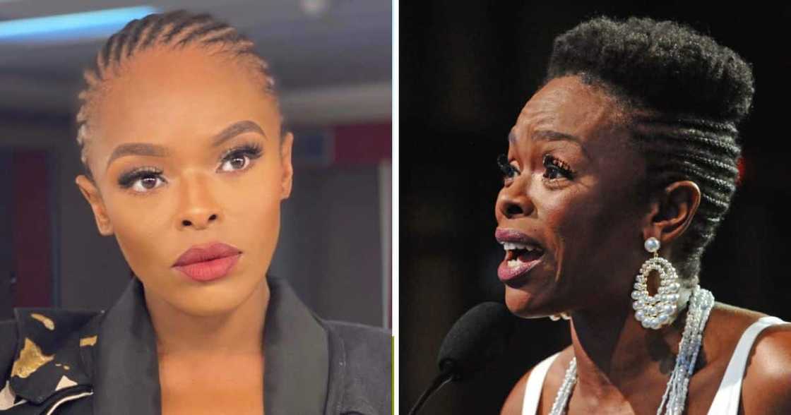 Unathi Nkayi lashed out at trolls who body shame her, targetting Musa Khawula