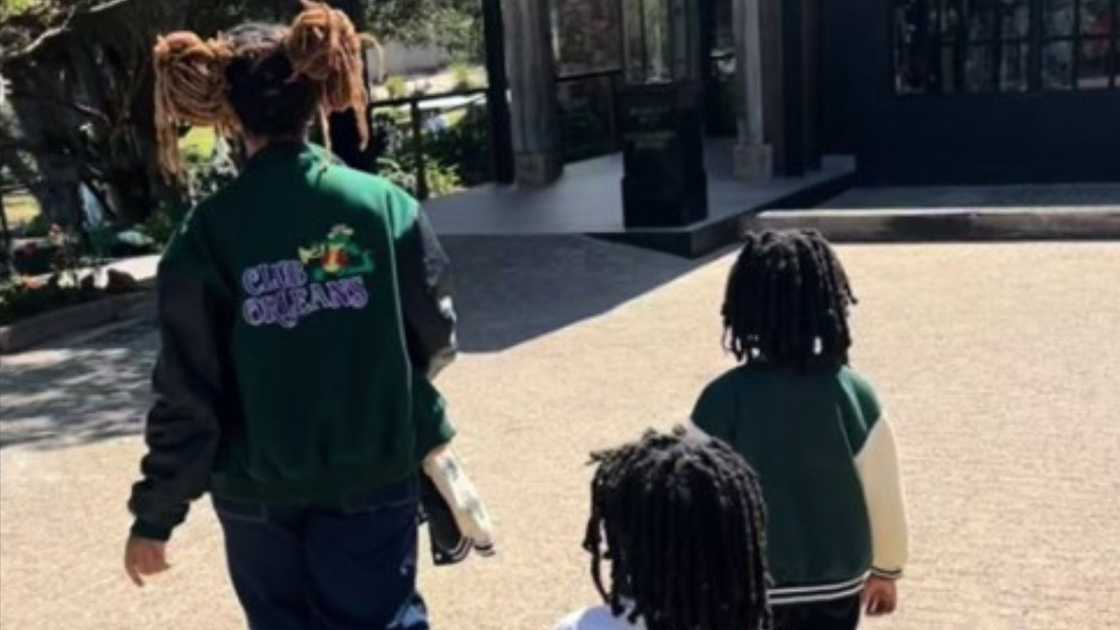 The Black American woman moved to South Africa with her two children The Black American woman moved to South Africa with her two children