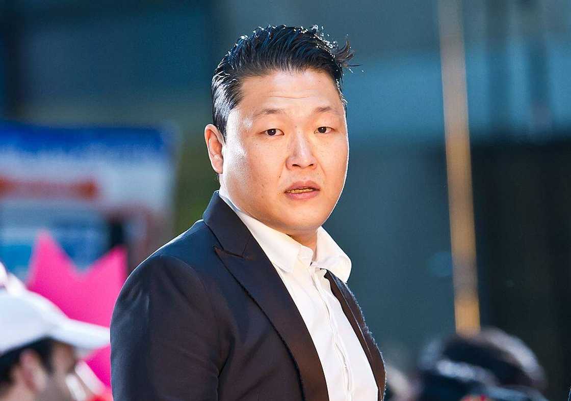 Psy at Rockefeller Plaza on 3 May 2013 in New York City.