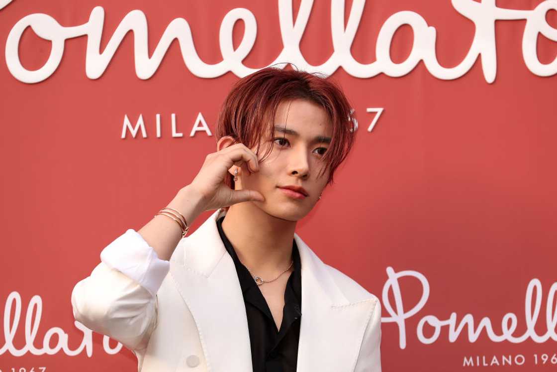 Lee Heeseung of boy band ENHYPEN at a Pomellato Pom Pom Dot collection launching party Lee Heeseung of boy band ENHYPEN at a Pomellato Pom Pom Dot collection launching party
