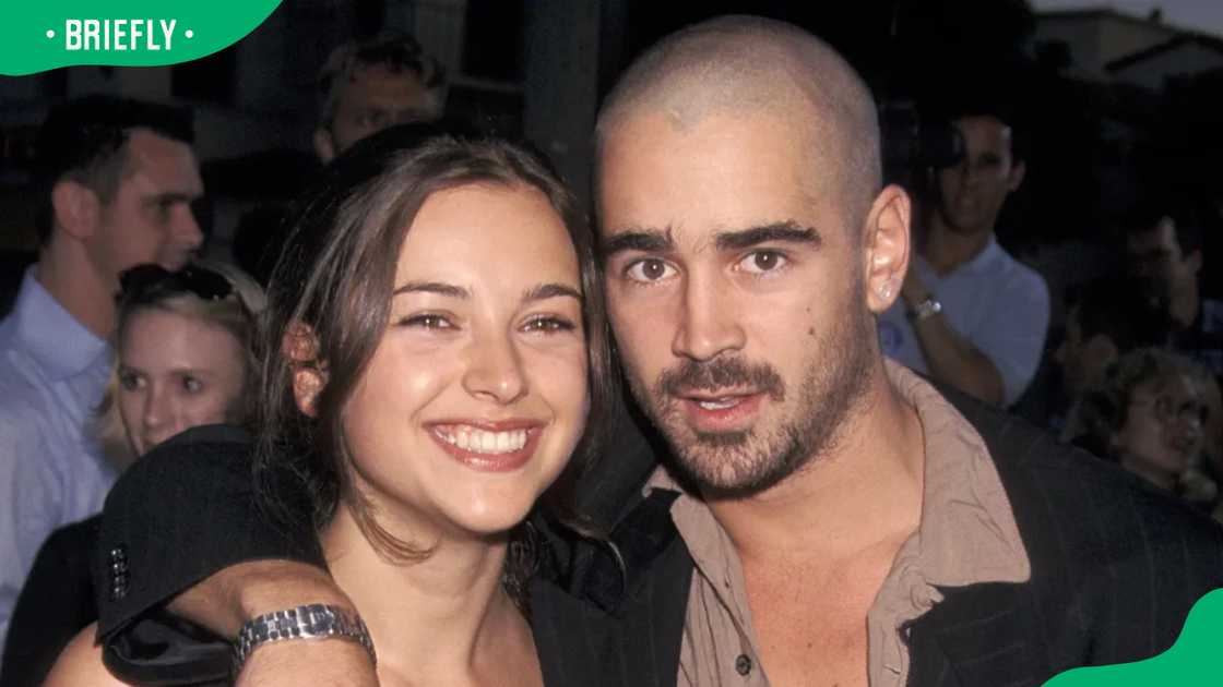 Amelia Warner and Colin Farrell Amelia Warner and Colin Farrell