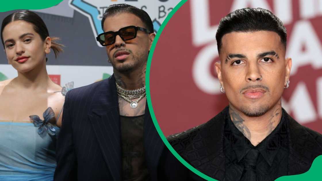 Rosalia and Rauw at the 2021 Los40 Music Awards (L). The singer during the 2024 Latin Grammy Awards (R) Rosalia and Rauw at the 2021 Los40 Music Awards (L). The singer during the 2024 Latin Grammy Awards (R)