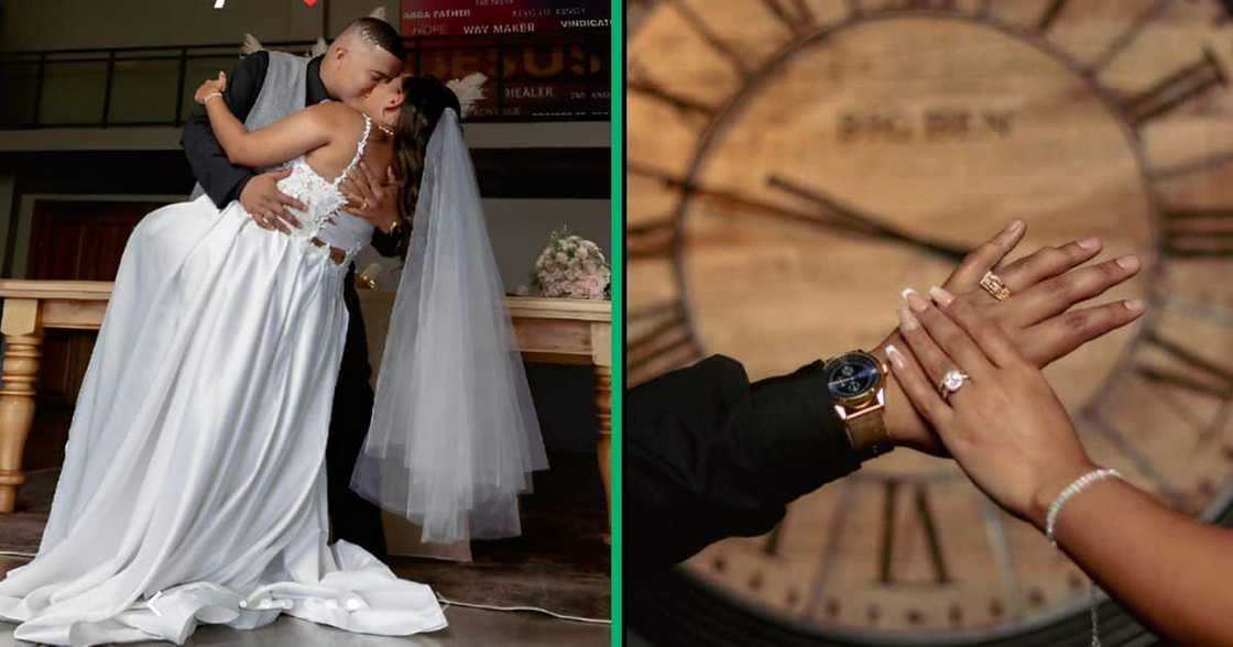 A couple showed off their stunning DIY wedding that cost R38k. A couple showed off their stunning DIY wedding that cost R38k.