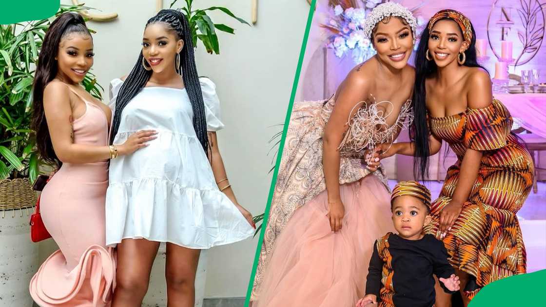 Kim take pics with Nketsi while pregnant and with her son Kim take pics with Nketsi while pregnant and with her son
