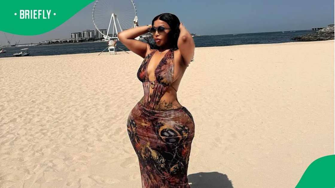 Tebogo Thobejane flaunts curves in old photo