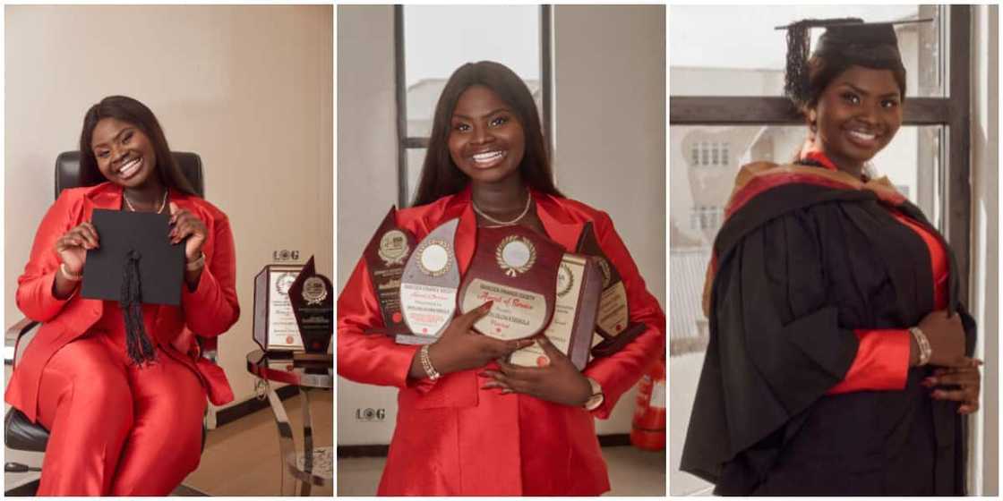 18-year-old lady graduates from university, first-class in economics, 5 awards 18-year-old lady graduates from university, first-class in economics, 5 awards