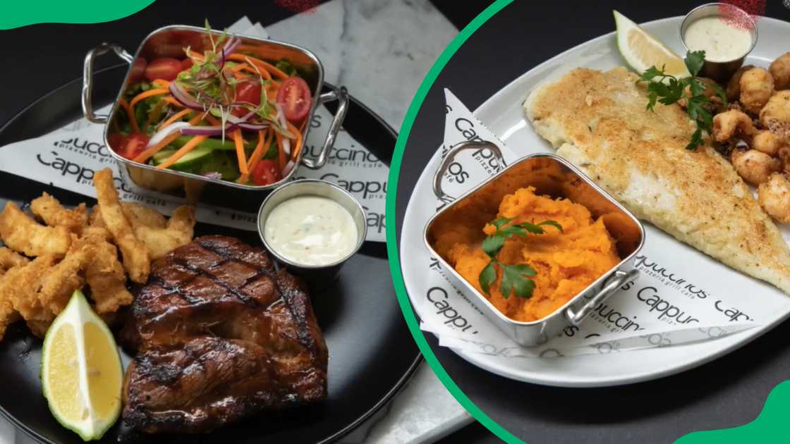 Meals from Cappuccinos Irene Village Mall Meals from Cappuccinos Irene Village Mall