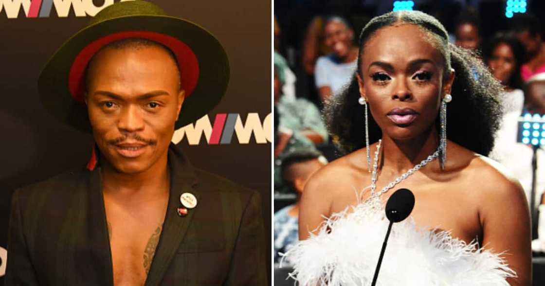 Somizi Mhlongo and Unathi Nkayi