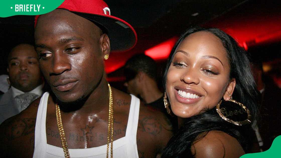 Thomas Jones and Meagan Good during his 2007 birthday party