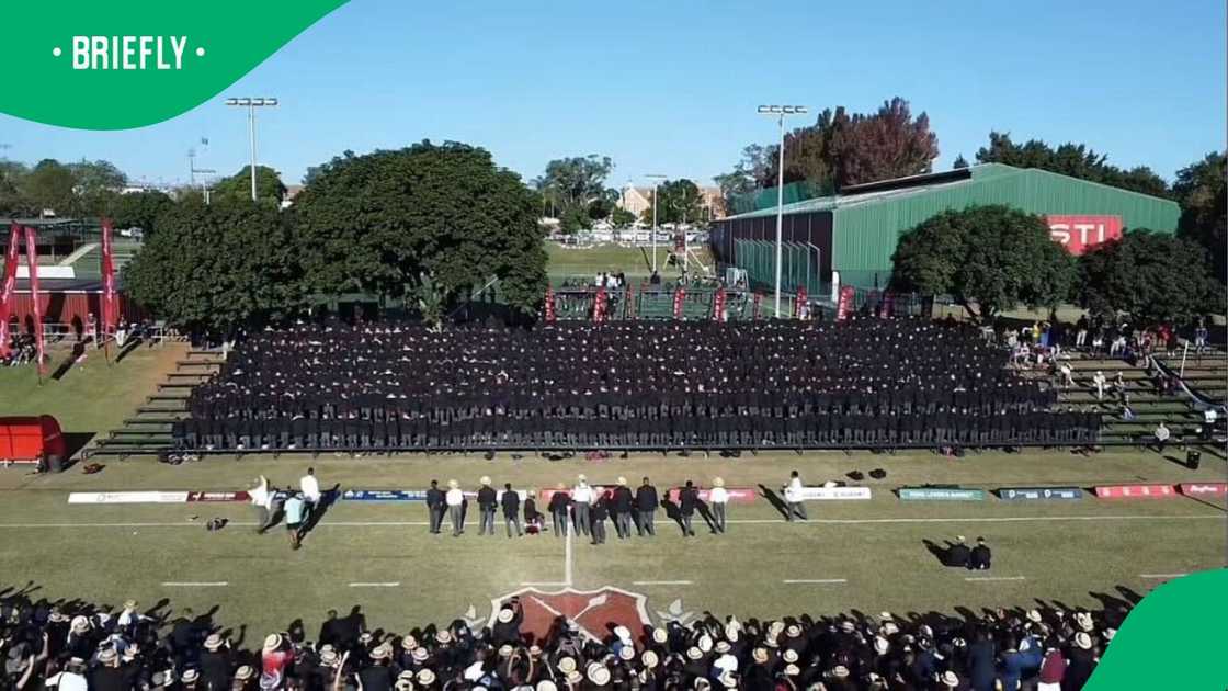 Maritzburg College wowed South Africans with its blazer display. Maritzburg College wowed South Africans with its blazer display.