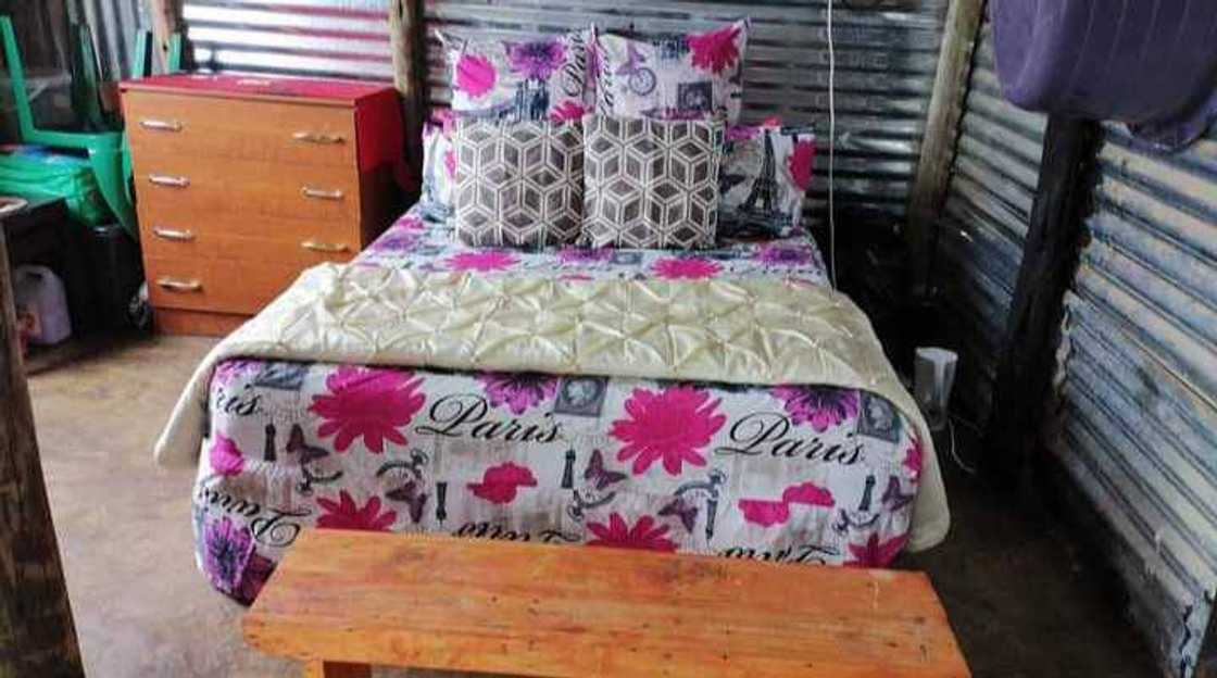 The house of the woman. The house of the woman.