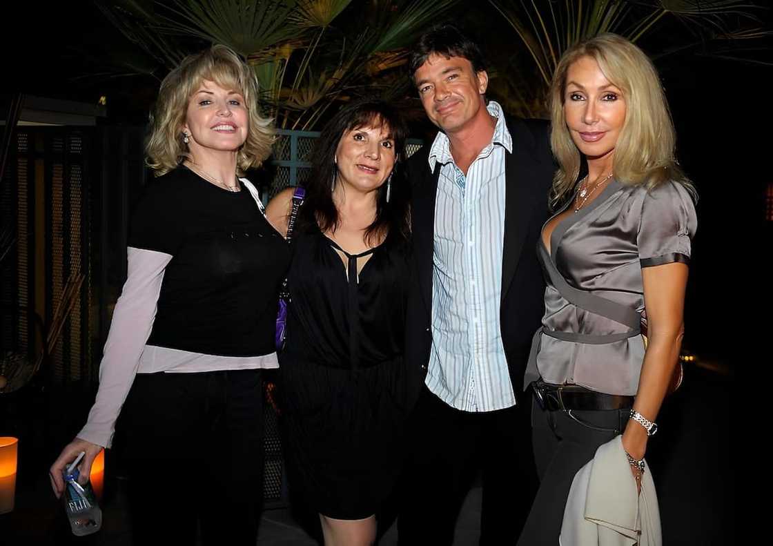 Ashley Lewis, Zoltan Hargitay, Roberta Mariani, and Linda Thompson (L-R) during Los Angeles Confidential magazine's Summer Soiree Ashley Lewis, Zoltan Hargitay, Roberta Mariani, and Linda Thompson (L-R) during Los Angeles Confidential magazine's Summer Soiree
