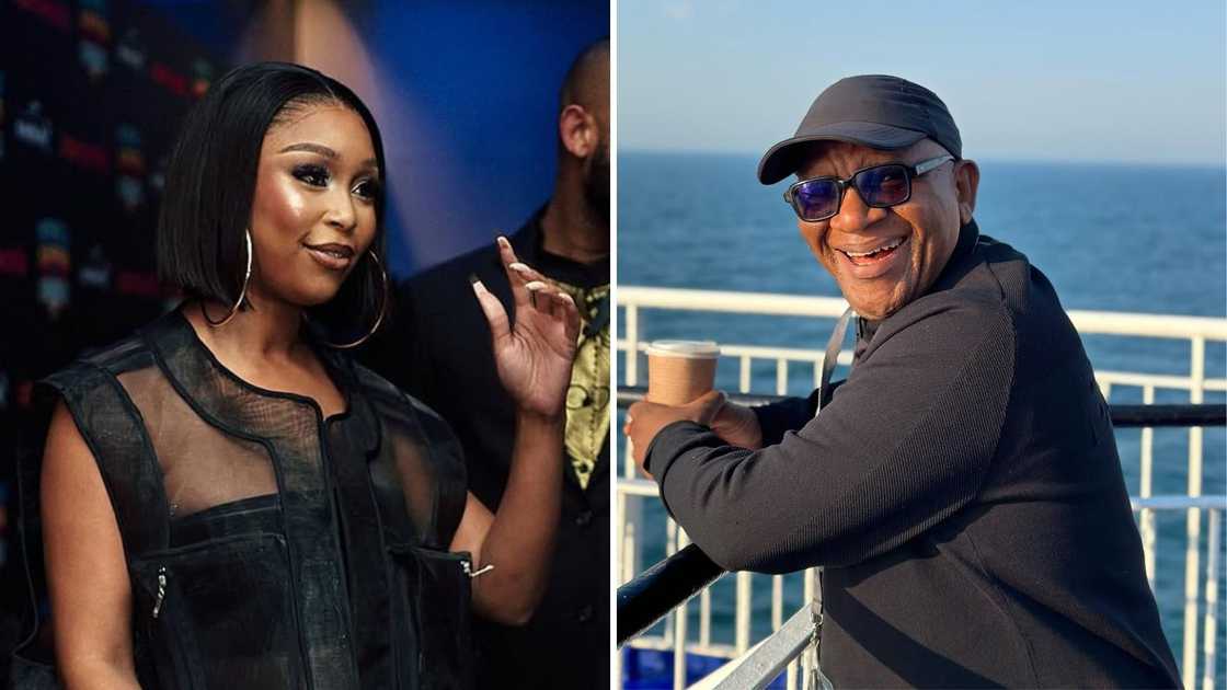 Minnie Dlamini showed love to Lebo M