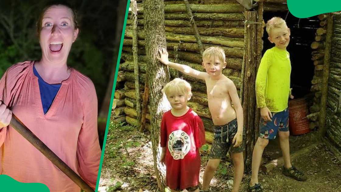 Luke Nichols and his children during an adventure Luke Nichols and his children during an adventure