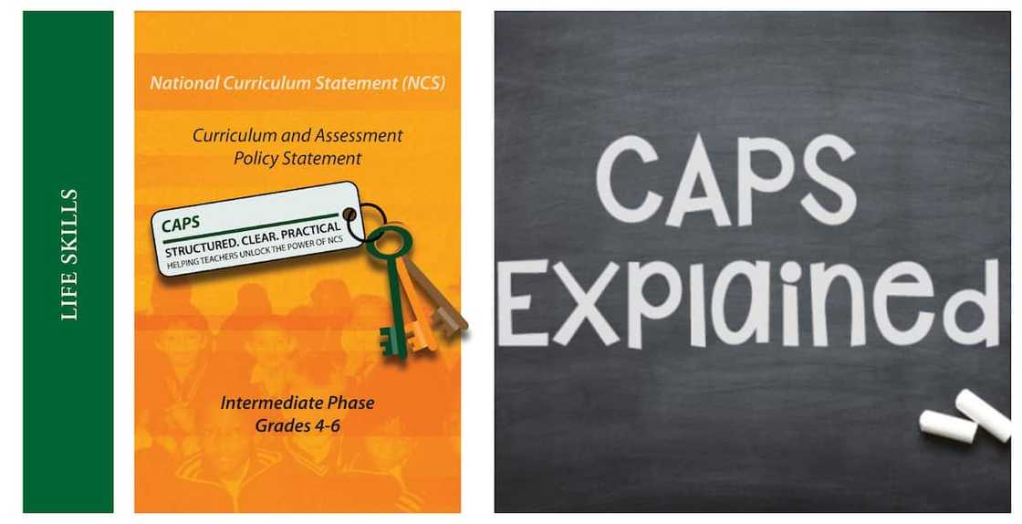What are the four sections of the CAPS document? What are the four sections of the CAPS document?