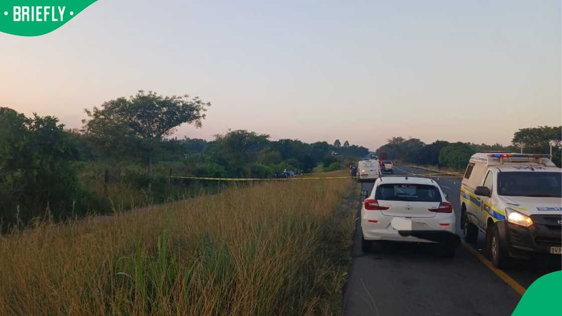 A suspected armed robber woke up while SAPS was processing a crime scene