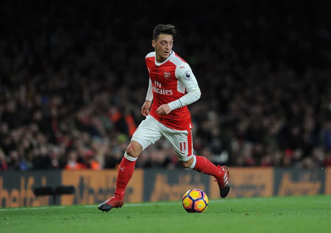 Mesut Ozil at Emirates Stadium Mesut Ozil at Emirates Stadium