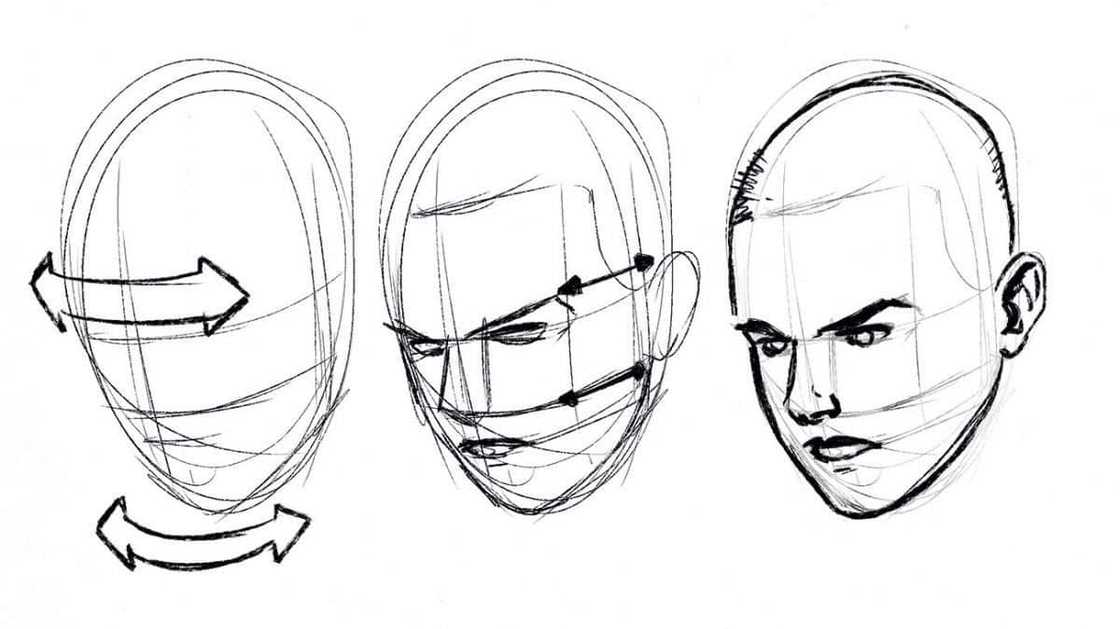 How to draw a face step by step How to draw a face step by step